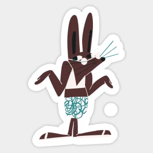 Fun Bunny Sticker